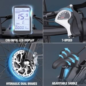 Electric bike Ridstar E26PRO 2000W (Dual 1000W) 48V 23Ah battery