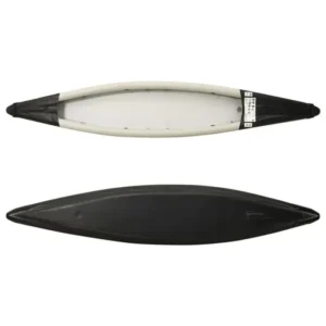 Kayak gonflable noir 375x72x31 cm polyester 31 [cm]