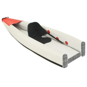 Kayak gonflable rouge 375x72x31 cm polyester 31 [cm]
