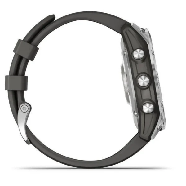 Montre Connectée GARMIN Fenix 7 - Noire & Argent - Entraînements Personnalisés - Autonomie Longue Durée – Image 3