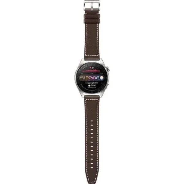 Montre connectée HUAWEI Watch 3 Pro - Edition Classic Marron – Image 2