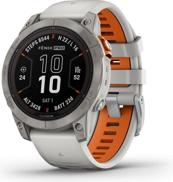 Montre de Sport Garmin Fenix 7 Pro Sapphire Solar Titane – Image 7