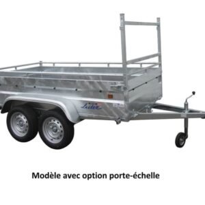 Remorque Lider Robust 39394 2 essieux- 2,50 m - 750 Kg