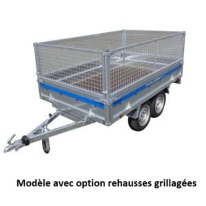 Remorque bagagère Tolede 39550 - Lider - 365 x 159 cm - PTAC 500 kg