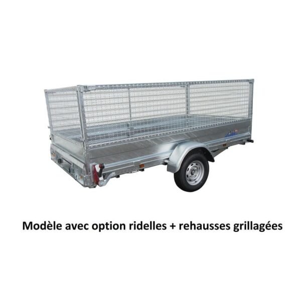 Remorque plateau 37380.1 Lider 1000 Kg - Robust 37380.1 - 3 m – Image 3