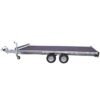 Remorque plateau Lider - Réf. 32650 - Roues dessous - 4 m - 2500 Kg - 2 essieux