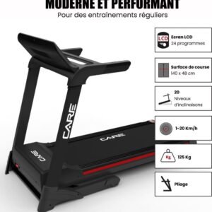 Tapis de course connecté - Care Fitness- CT-750 - KINOMAP