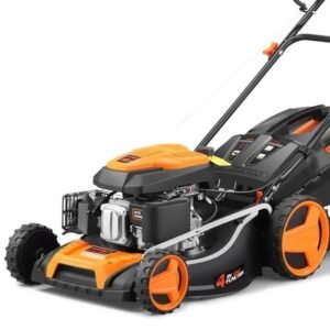 Tondeuse thermique autotractée 51cm 196cm3 - FUXTEC FX-RM5196 - Éjection bac 60L, latérale ou mulching