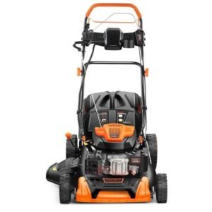 Tondeuse thermique autotractée à démarrage électrique 51cm 196cm3 - FUXTEC FX-RM5196eS - Éjection bac 60L latérale ou mulching