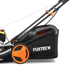 Tondeuse thermique autotractée à démarrage électrique 51cm 196cm3 - FUXTEC FX-RM5196eS - Éjection bac 60L latérale ou mulching