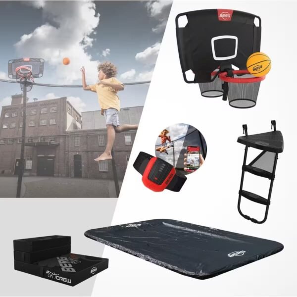 Trampoline FlatGround 330 Gris – Image 5