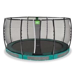 Trampoline enterré EXIT Allure Premium ø427cm - vert