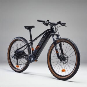 VTT Electrique Semi-rigide Rockrider E ST 500 26" 9-12 ans Noir
