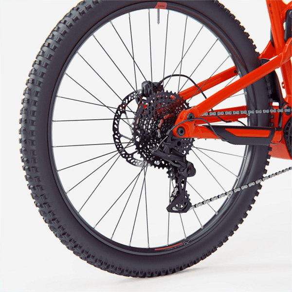 VTT Électrique Tout-Suspendu Rockrider E-Expl 520 S Microshift Advent 10V 500Wh 29" Rouge 2024 – Image 4