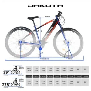 VTT électrique Urbanbiker Dakota 23