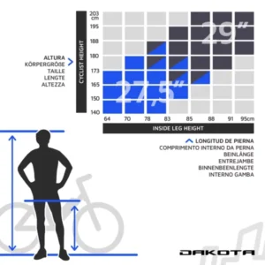 VTT électrique Urbanbiker Dakota 23