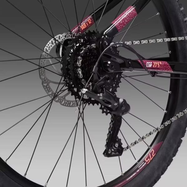 VTT électrique semi-rigide Rockrider E-ST520 27.5" – Image 4