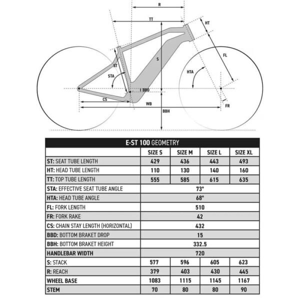 Vélo VTT électrique semi-rigide 27.5" E-ST 100 – Image 6
