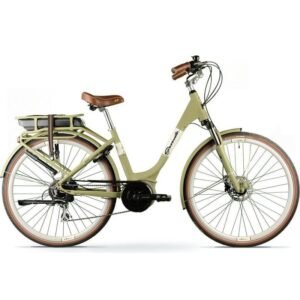 Vélo de Ville Électrique Granville E-Premium Shimano Acera 8V 300 Wh 700 mm Ivoire 2022