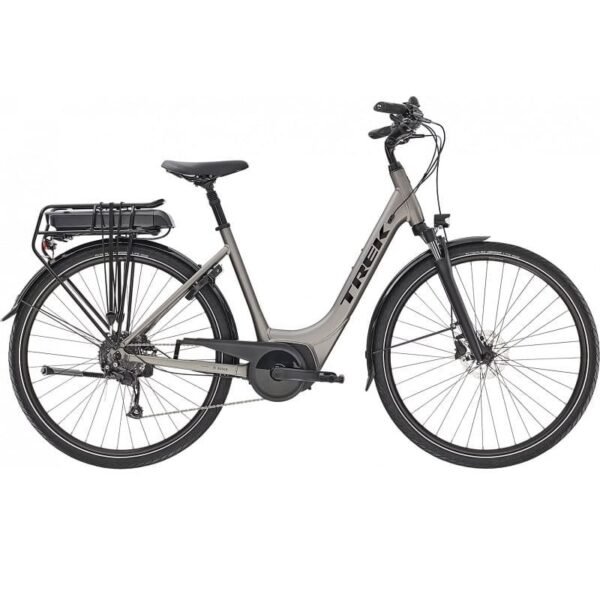 Vélo de Ville Électrique Trek Verve+ 2 Lowstep Bosch 400Wh Shimano Altus 9V Azure 2023 – Image 11