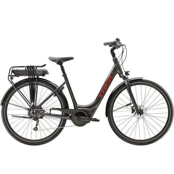 Vélo de Ville Électrique Trek Verve+ 2 Lowstep Bosch 400Wh Shimano Altus 9V Azure 2023 – Image 9