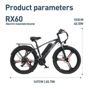 Vélo électrique keteles rx60 800 W